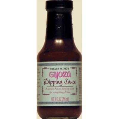 Kombu, yuzu juice, light soy sauce, mirin, katsuobushi, rice vinegar. Trader Ming's Gyoza Dipping Sauce Reviews 2020