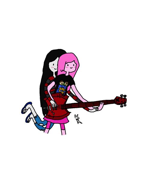 Marceline Teaches Bubblegum To Play Bass