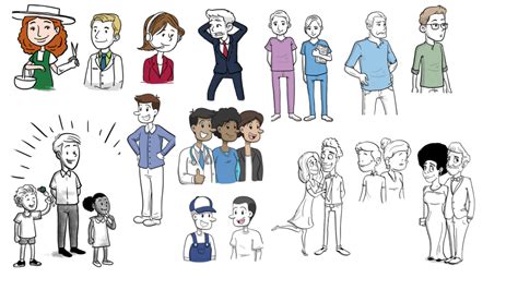 Character Styles Wizmotions Whiteboard And Explainer Videos