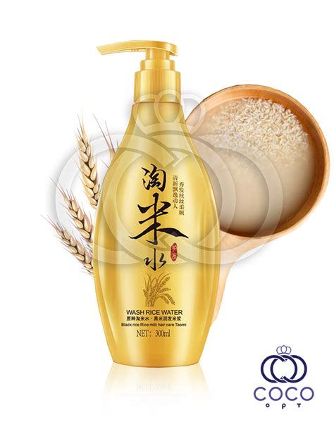 Шампунь для волос разглаживающий Bioaqua Wash Rice Water с рисовой