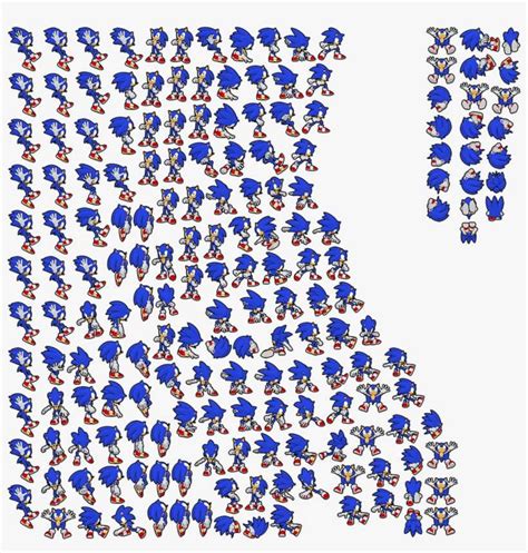Hdplayersonic Sonic The Hedgehog Sprites Png Png Image Transparent Images And Photos Finder