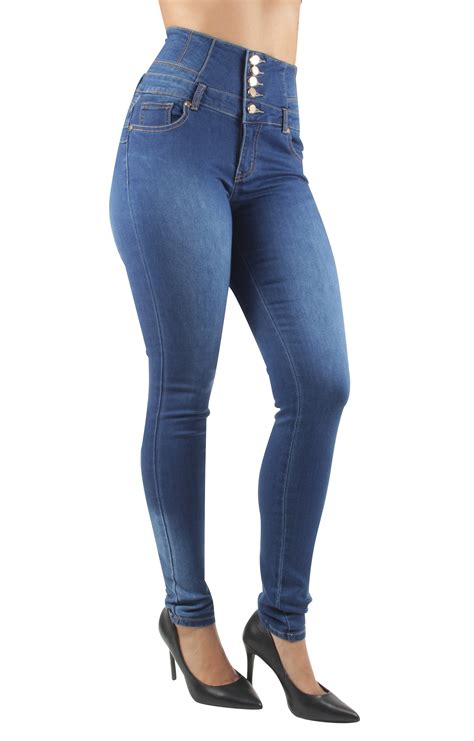 Jeans Levanta Cola High Waist Butt Lift Skinny Jeans Colombian Design