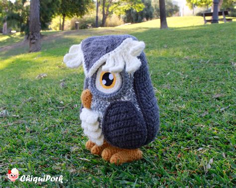 crochet owl pattern amigurumi owl pattern pdf tutorial eric etsy