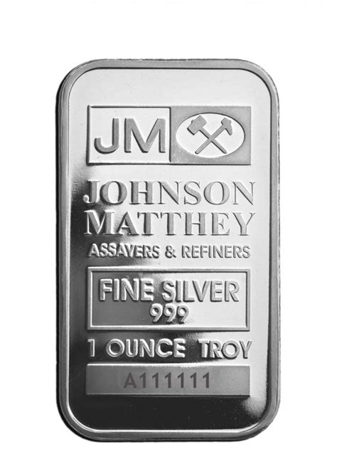 1 Oz Silver Johnson Matthey Bar