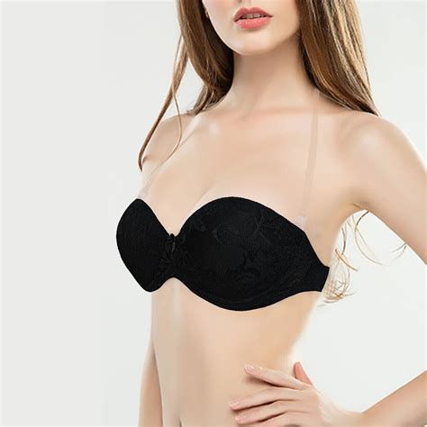 Lady Secret Hot Women Push Up Bra Strapless Bras Underwire Backless