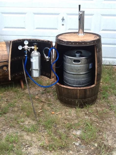 Pierces Workshop Barrel Kegerator Beer Barrel Ideas Wine Barrel