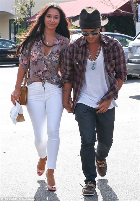 Bruno Mars And His Girlfriend Ride Roller Coasters At Disneyland As They Get Romantic On