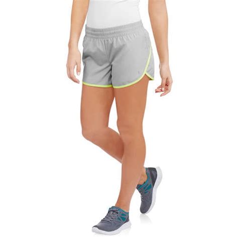 Womens Active Dolphin Woven Running Short With Built In Liner