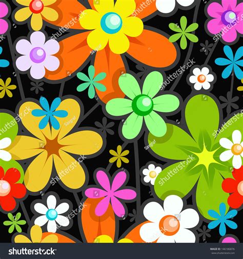 This pattern resides in my personal collection and, as of posting this entry, is not on sale anywhere online. Seamless Stylish Floral Pattern Mix Colorful Stock Vector ...