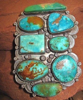 Bid Us Navajo Tribal Ring Lydia Begay Turquoise Sterling