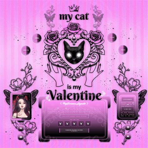 Popscream Imvu Layout Cat Pink Imvu Custom Message Etsy Items