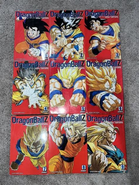 Dragon Ball Z Vol 1 9 Complete Series Vizbig Edition Manga Akira