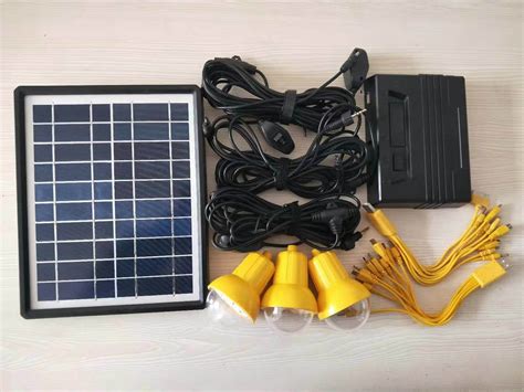 5w Mini Durable Home Use Solar Energy Lighting System With 32w Led