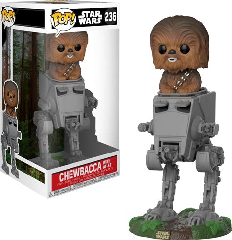 Best Buy Funko POP Deluxe Star Wars Chewbacca In AT ST