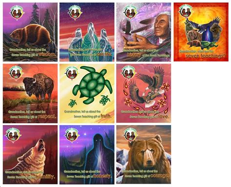 Seven Teaching Grandmother And Grandfather Book Series