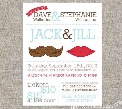 Jack And Jill Tickets Stag And Doe Mr And Mrs Digital File Etsy Jack