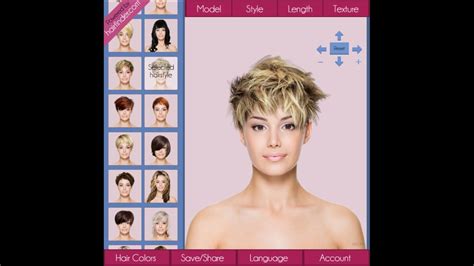 Hair Simulation Free App To Test Haircuts And Hair Colors