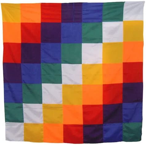 Wiphala Bandera De Los Pueblos Originarios 100cm En Venta En Capital