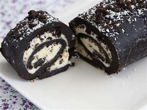 Oreo Roll Cake Recipe Petitchef