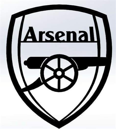 Stl File Arsenal Football Club Logo・3d Printing Template To Download・cults