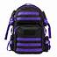 Tac Backpack/Blk/Purple Trim NcSTARcom