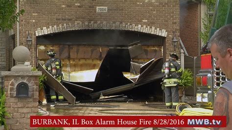 Burbank Il Box Alarm House Fire Causes Heavy Damage To A 2 Story