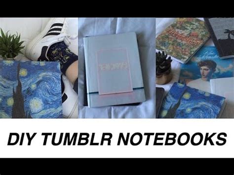 Today i'm showing you some really easy ways to make awesome diy notebooks for back to school, tumblr inspired! DIY TUMBLR NOTEBOOKS (the 1975, the nbhd, twenty one pilots, etc) - YouTube