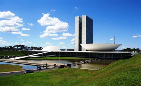 O Edificio Do Congresso Nacional Um Dos Palácios Da Praça Dos Três