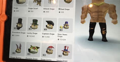 Doge Roblox Doge Roblox Doge Is A Hat That Was Published Into The