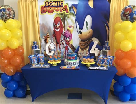 Sonic The Hedgehog Birthday Sonic Boom Inspired Birthday Party