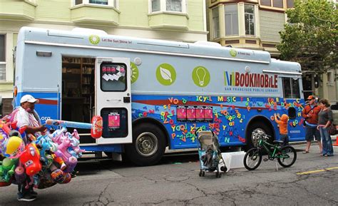 The Bookmobile Of The San Francisco Public Library Sunday Streets Festival