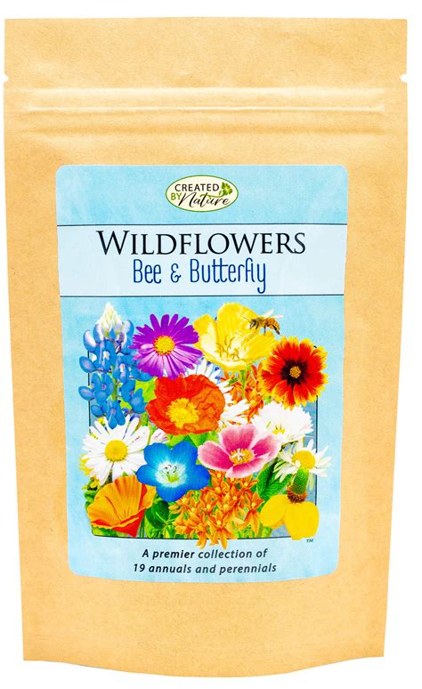 Bee And Butterfly Wildflower Seed Mix Over 29000 Premium Seeds