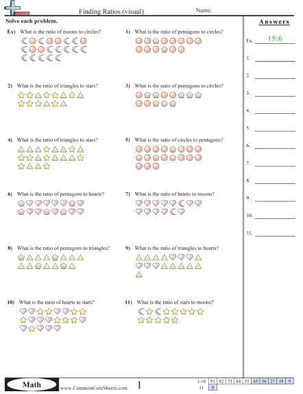 ﻿ this article analyzes the comprehensive development of preschool children and the development of their perfect speech. Ratio Worksheets - Finding Ratios (visual) worksheet ...