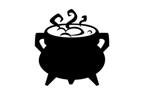 Silhouette Cauldron (SVG Cut file) by Creative Fabrica Crafts