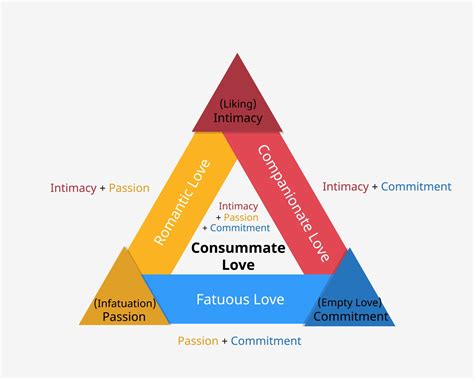 Sternbergs Triangular Theory Of Love 8 Types Of Love