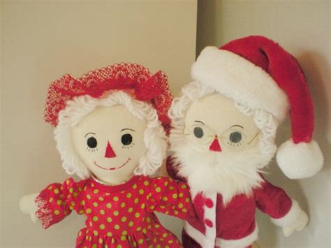 Raggedy Ann And Andy As Mr And Mrs Claus Etsy Raggedy Ann And