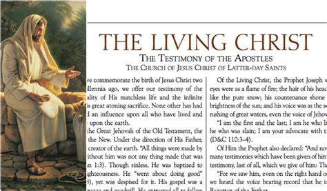 A Sweet Experience With “the Living Christ” Meridian Magazine