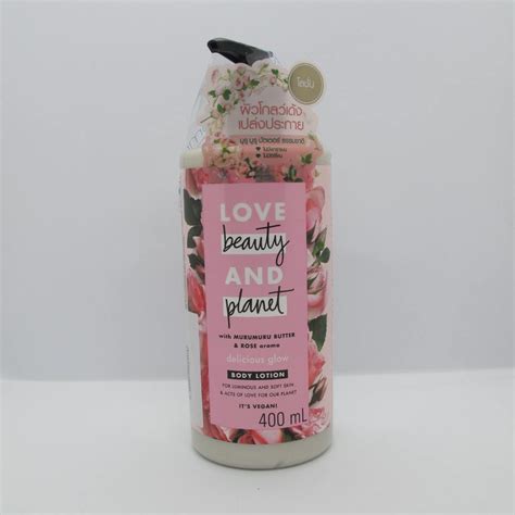 Love Beauty And Planet With Murumuru Butter And Rose Aroma Body Lotion Delicious Glow 400 Ml