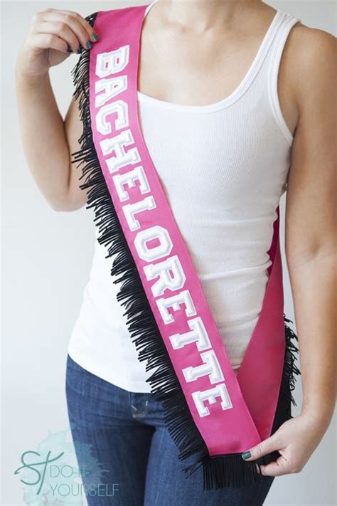 We have the cutest bride to be sash ever, and wait til you see how much the bride loves it! 12 Awesome DIY Bachelorette Party Ideas - Pretty Mayhem