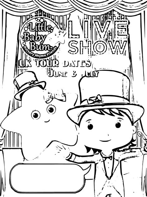 Little Baby Bum Coloring Pages Print And Color For Kids