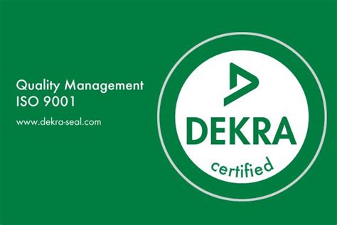 Compliments From Dekra After Iso 90012015 Audit