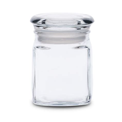 Anchor Hocking 95943 4 Oz Square Fountain Spice Jar With Lid 6 Case