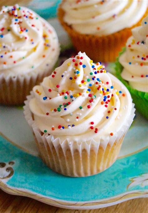 Preheat oven to 350° and line two muffin tins with liners. Perfect Vanilla Cupcakes | What Jessica Baked Next...