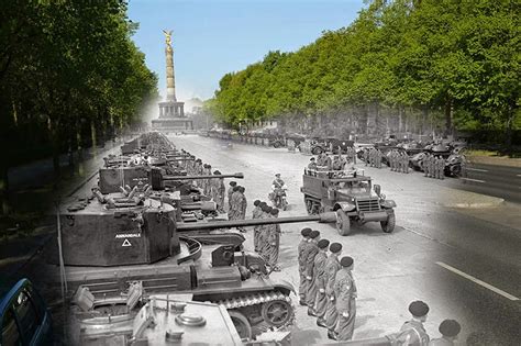 Incredible Pictures Comparing Berlin At The End Of World War Ii And Now