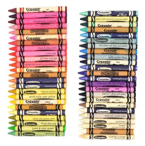 48 Special Effects Crayons Crayon Crayola Crayon Colors Bright Crayons