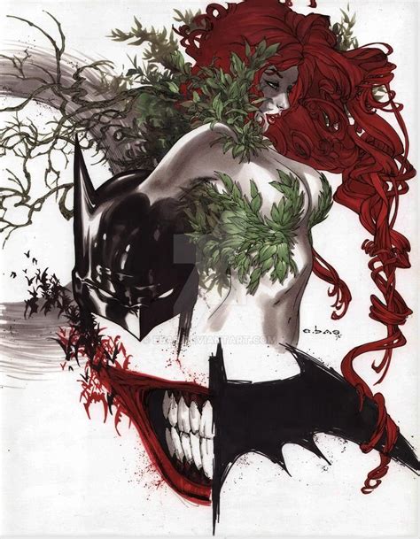 Batman Poison Ivy Joker Gotham Series By Eric Ebas Basaldua Batman Joker Art Poison Ivy