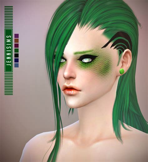 Jennisims Downloads Sims 4makeup Eyeshadow Snake