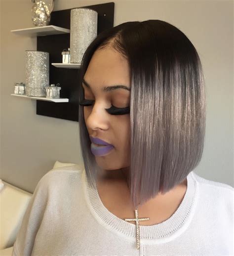 awesome ombre bob weave hairstyles easy for oval faces men thin cute short graduation