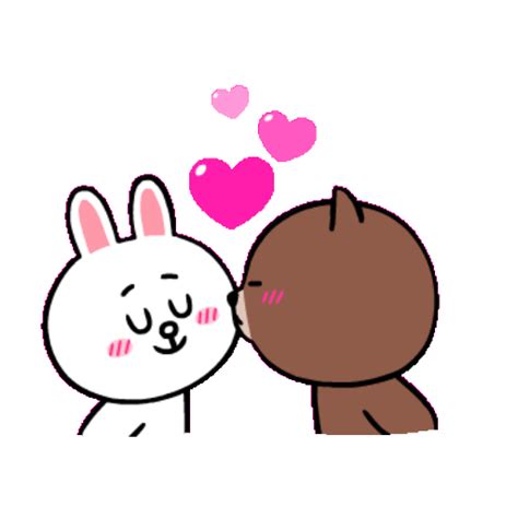 Sticker Maker Love Brown Y Cony