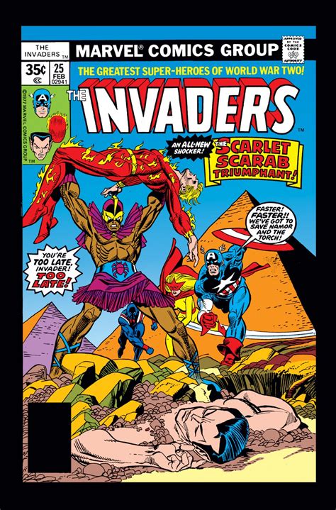 Invaders 1975 25 Comics
